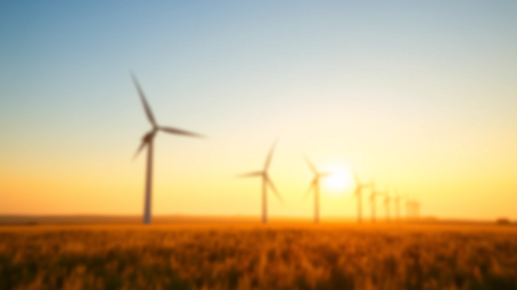 Turbiny wiatrowe w krajobrazie polskim o zachodzie słońca, źródła energii odnawialnej